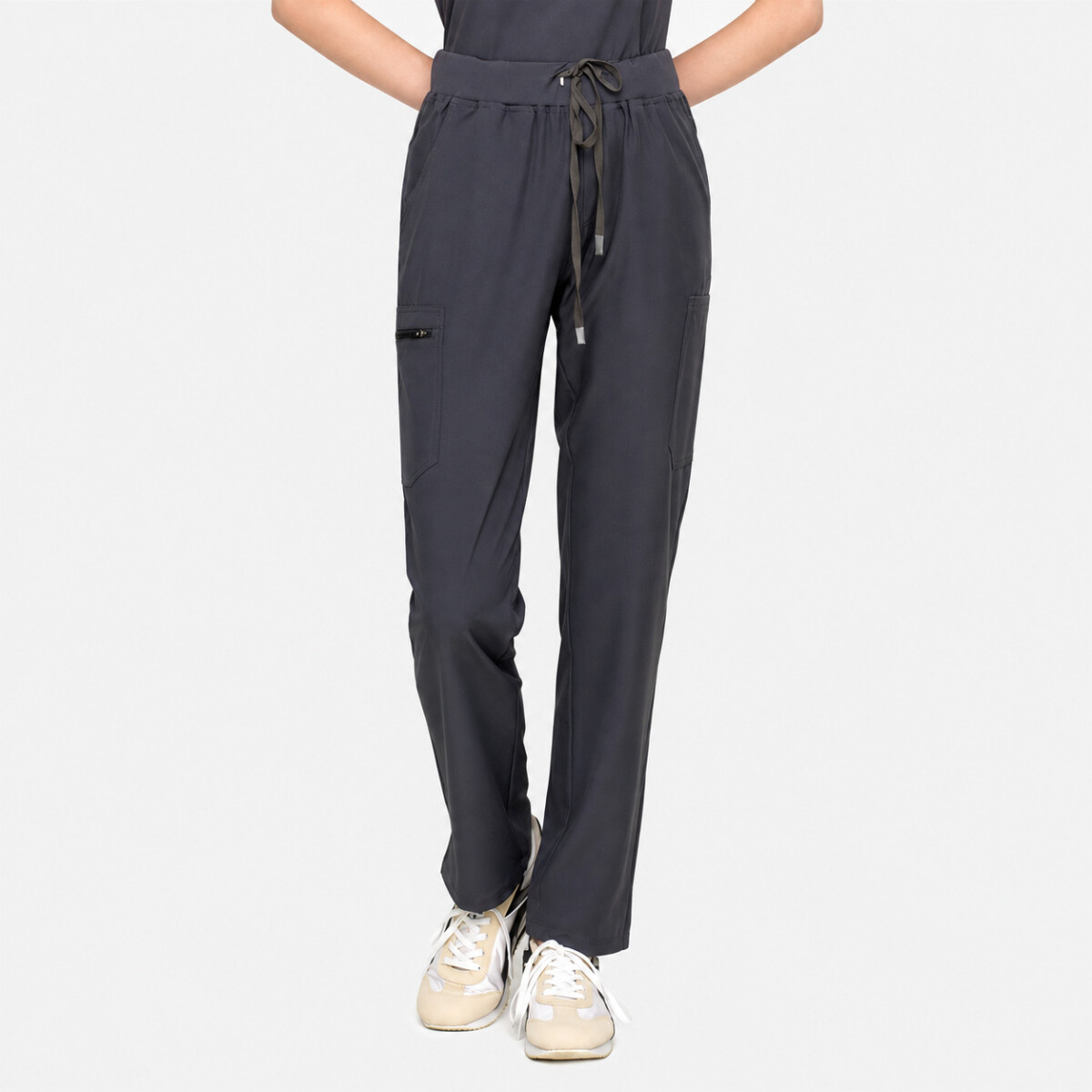 PANTALON CORNER DAMA - gris oscuro 