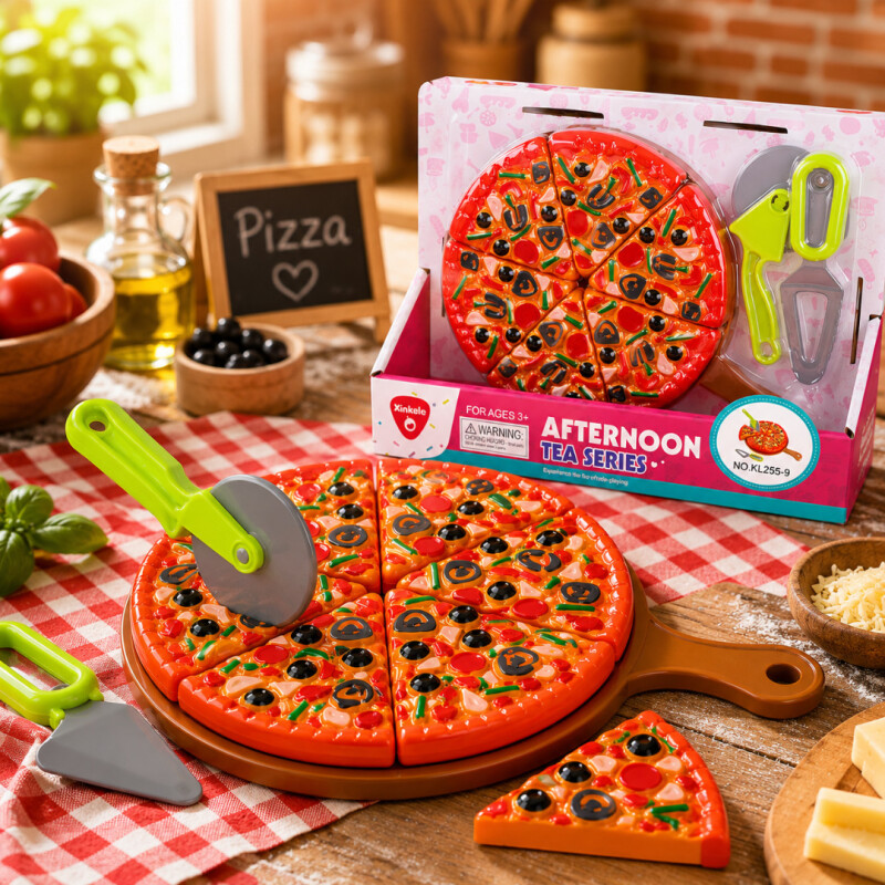 Pizza Juguete Infantil Cortar Cocina Alimentos Recreativo Pizza Juguete Infantil Cortar Cocina Alimentos Recreativo