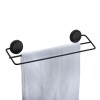 TOALLERO DOBLE ADHESIVO 45 CM NEGRO MATE Toallero Doble Adhesivo 45 Cm Negro Mate