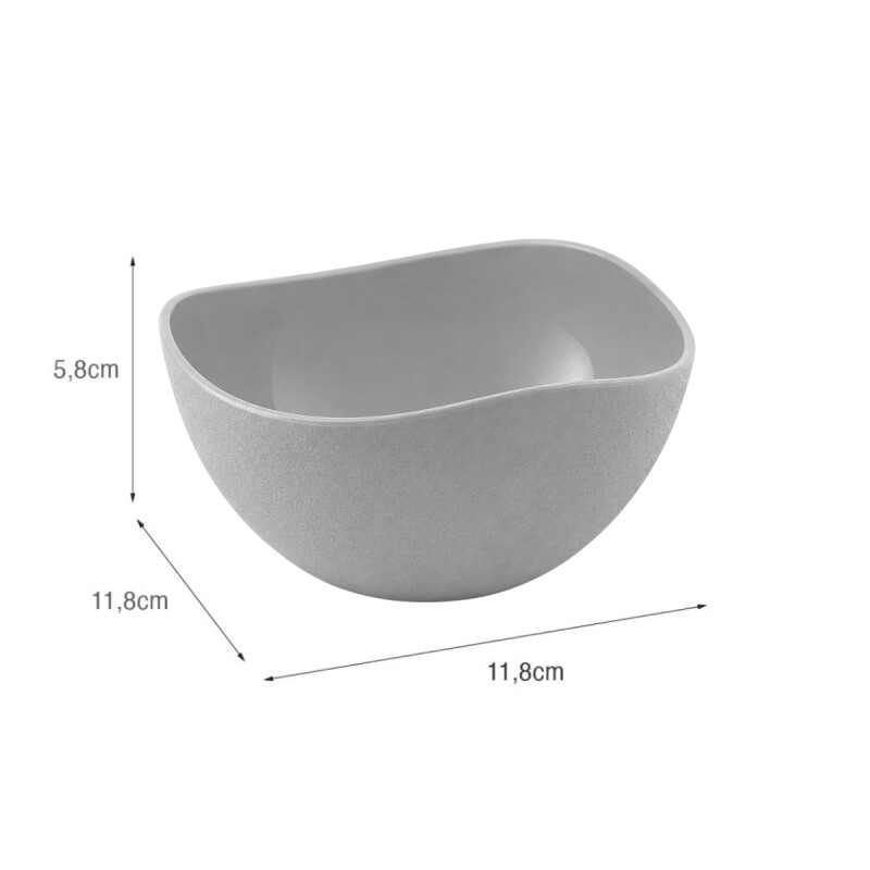 Bowl de plástico 300ml GRIS