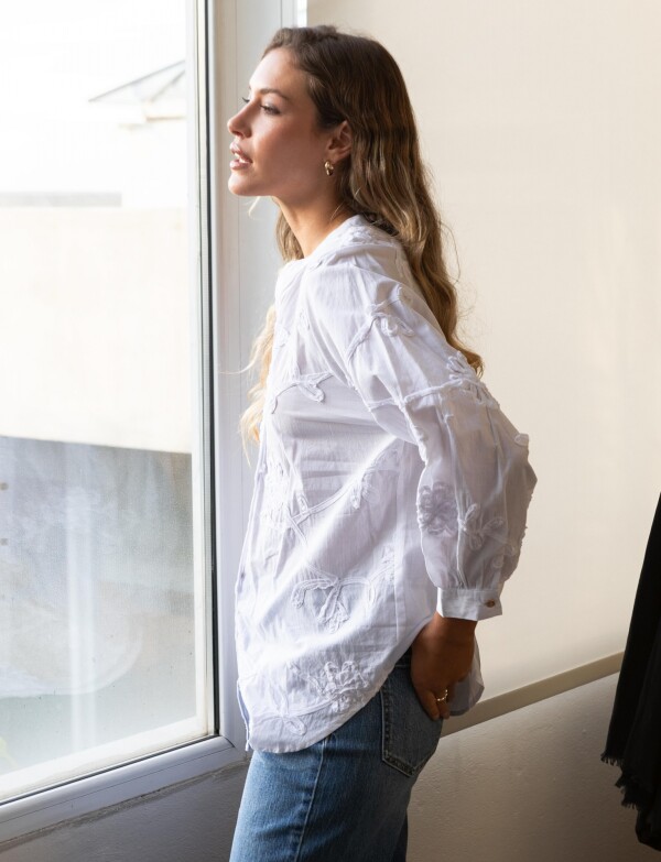 Blusa Bordada BLANCO