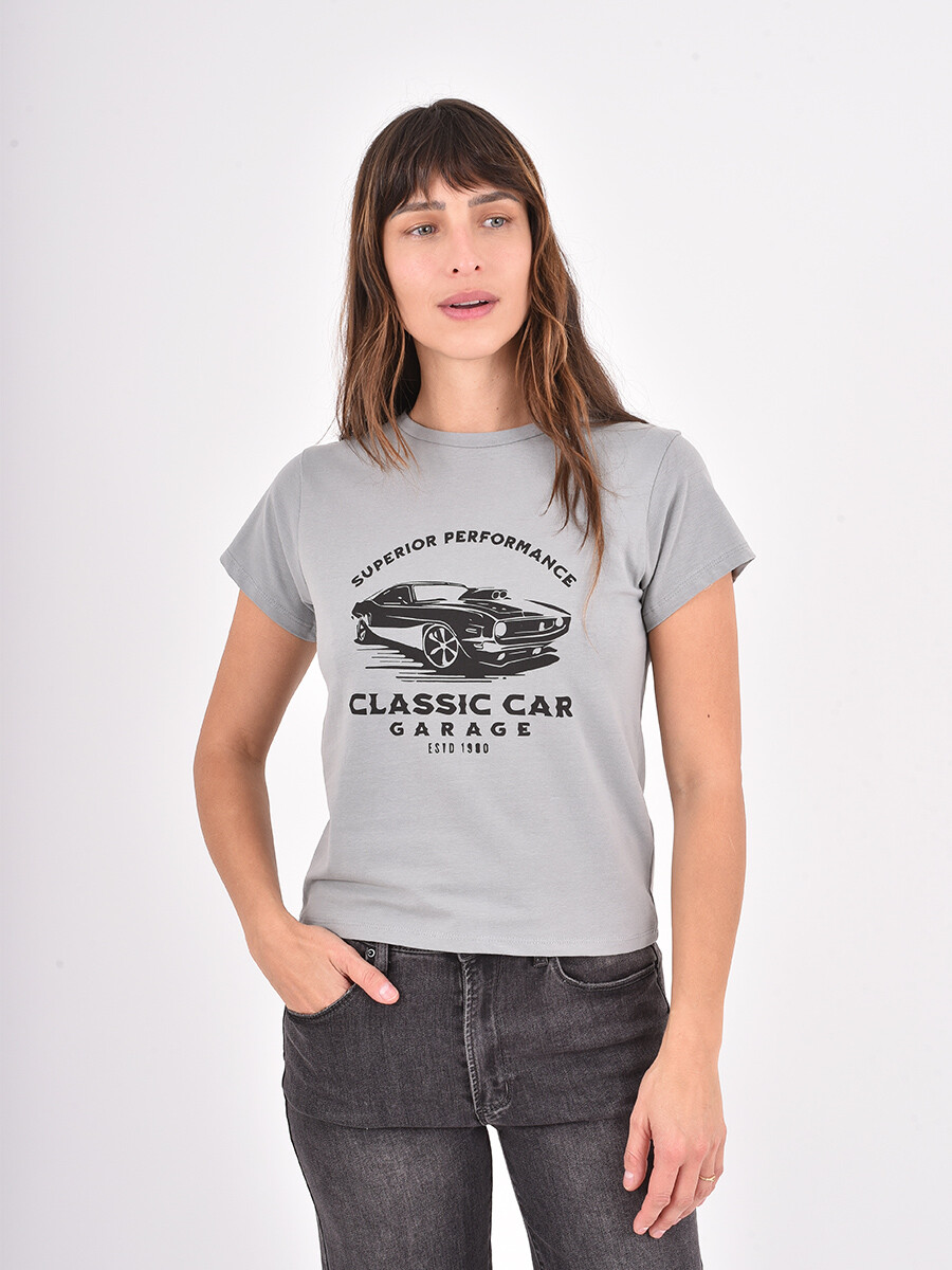 REMERA NELA - GRIS 