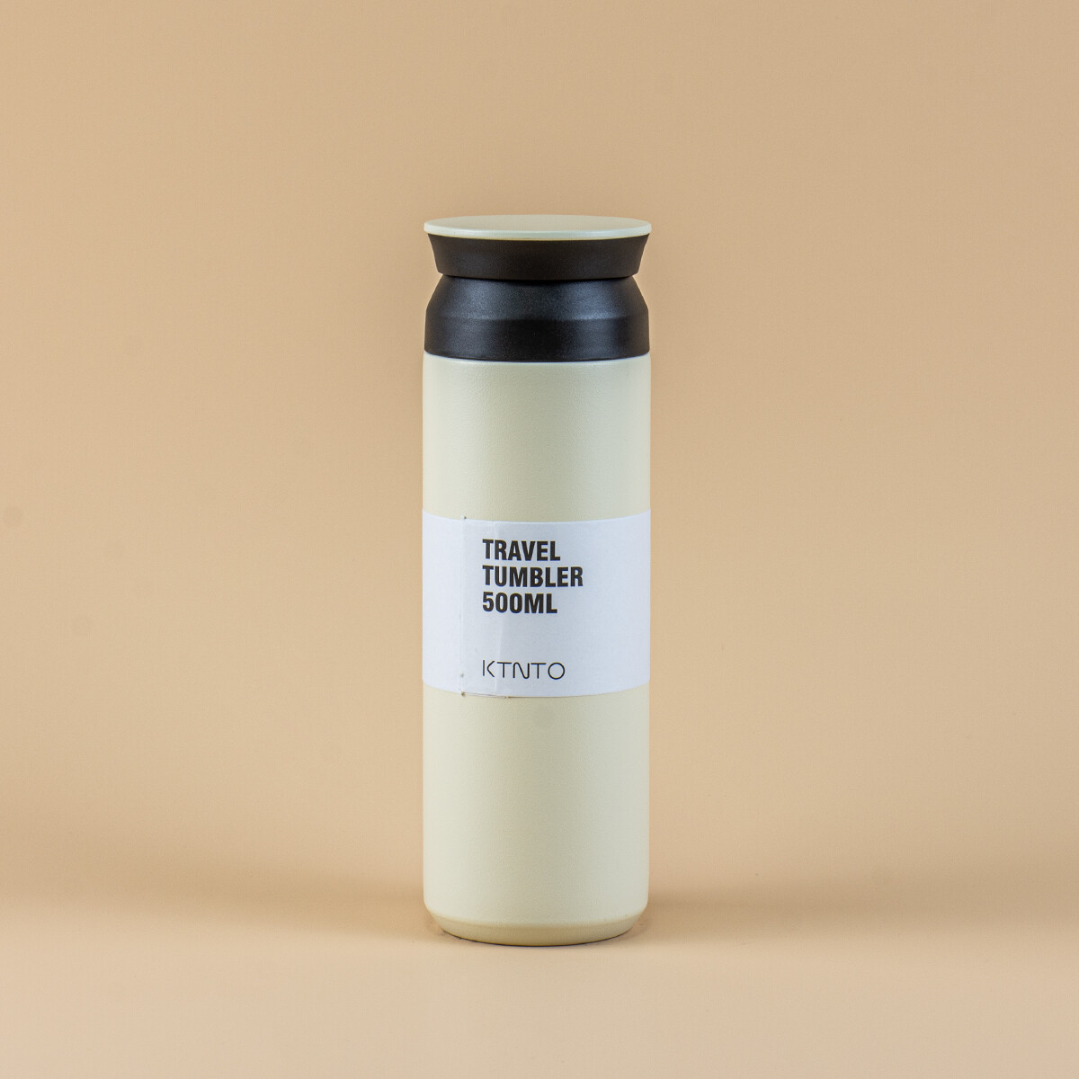 Botella Térmica Con Tapa Rosca 500 Ml - Crema 