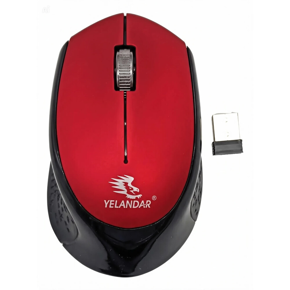 Mouse Inalámbrico W88 ROJO
