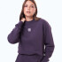 Buzo de felpa Bello Violeta