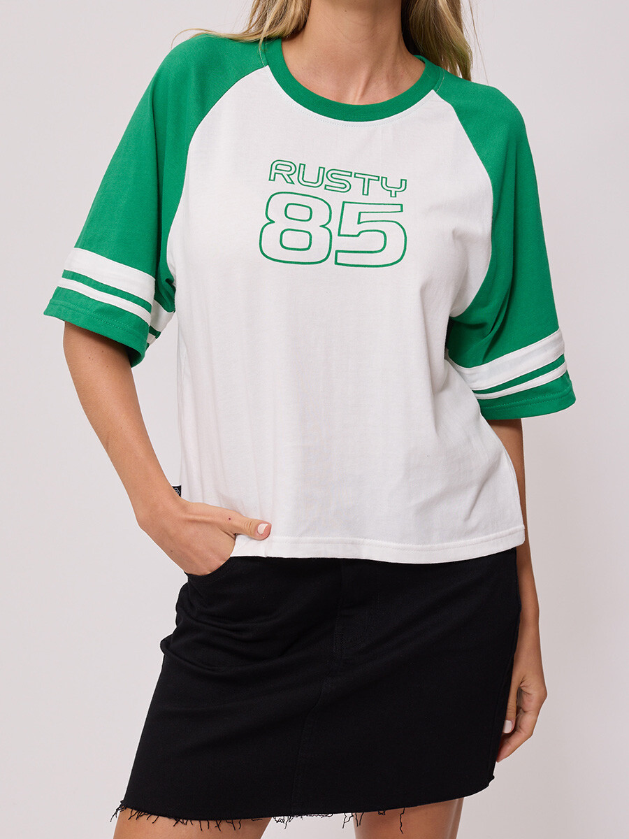 T-SHIRT NAYAN RUSTY - Blanco 