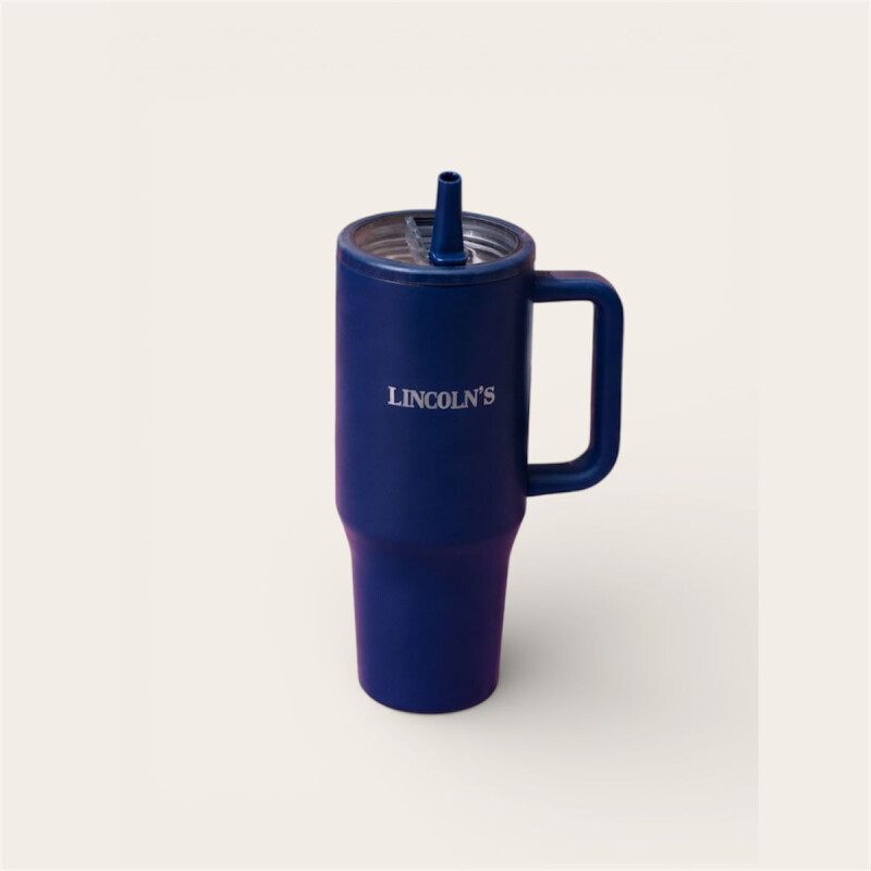 Vaso termico Acero Inox. 1180ml Lincolns Azul