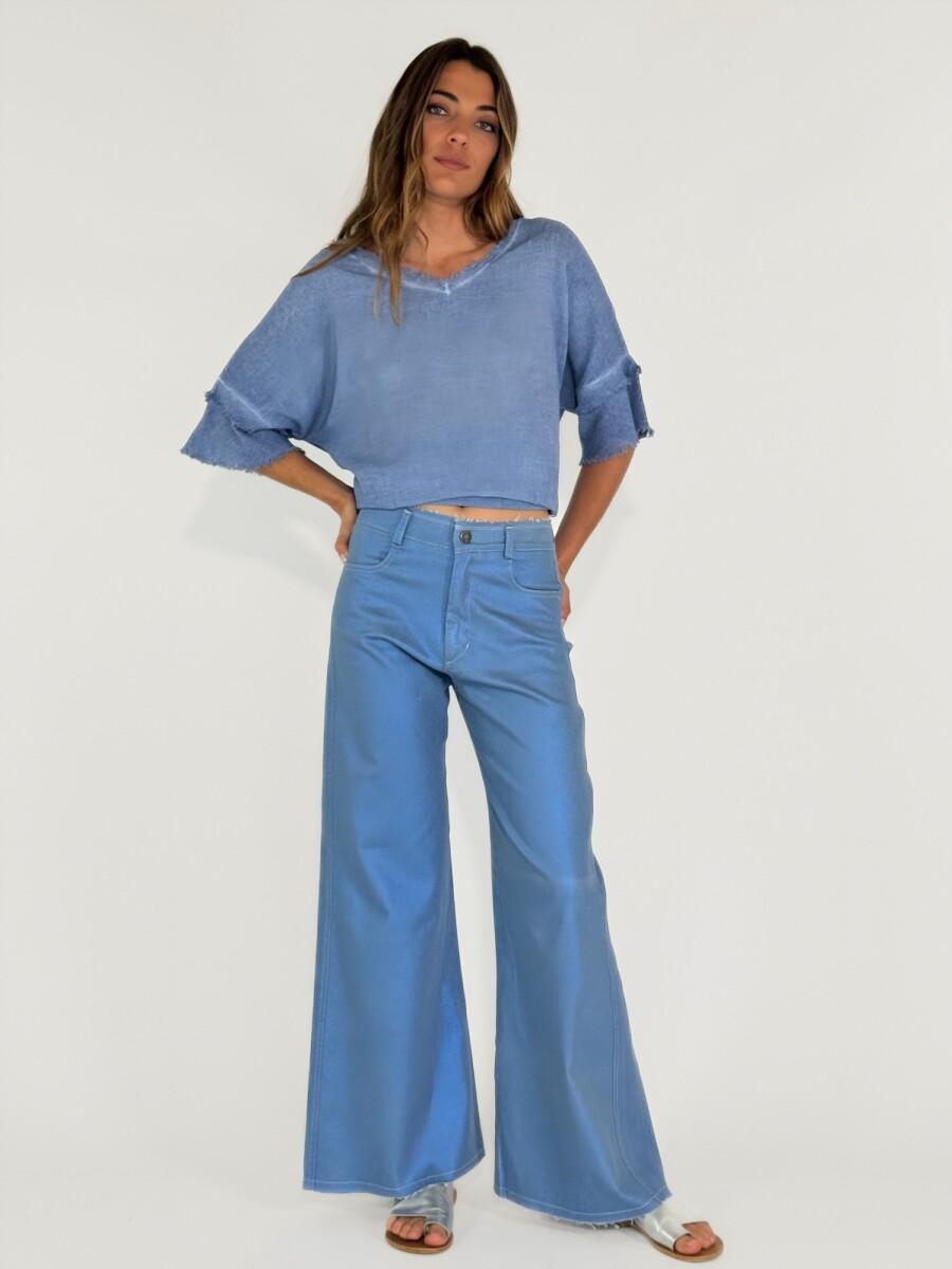 PANTALON GOLDEN - TURQUESA 