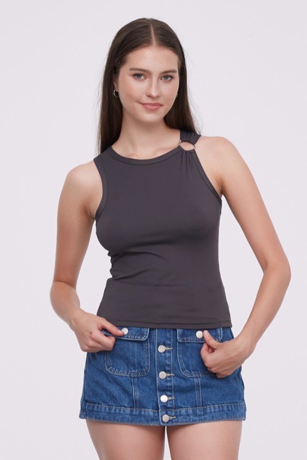 Tops Denster Gris Oscuro