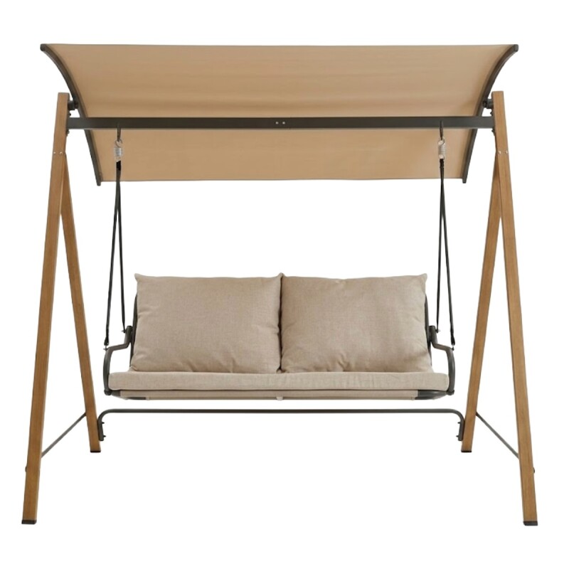 HAMACA BEIGE C/TECHO 194X136X173CM Unica