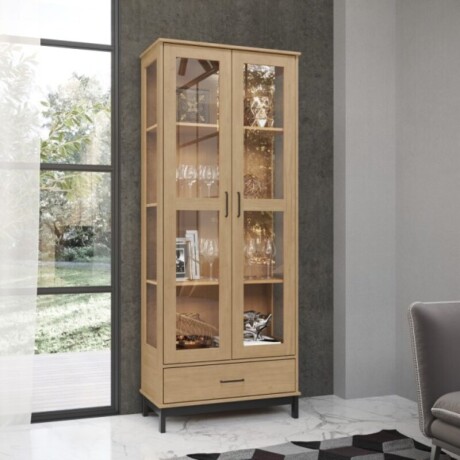 Cristalero 2 Puertas + 1 Cajón Madrid Cristalero 2 Puertas + 1 Cajón Madrid