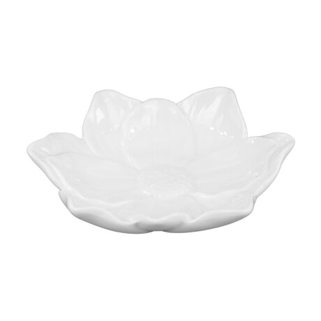 Plato de cramica con forma de flor Plato de cramica con forma de flor