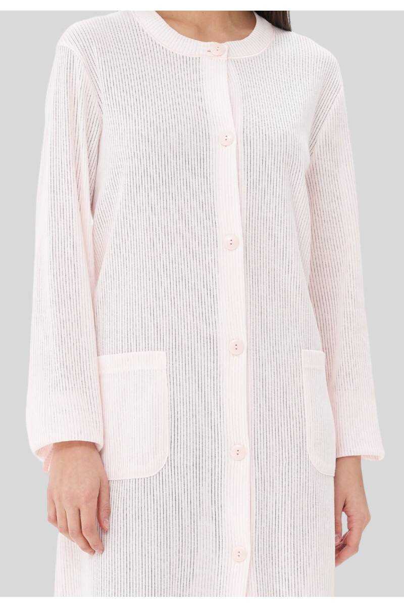 BATA ALGODON LABRADO ROSADO