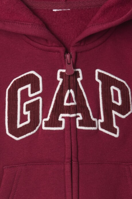 Canguro Con Cierre Logo Gap Toddler Niño Red Delicious
