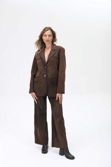 MIKI FW26 BLAZER MARRON