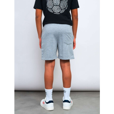 Short Bermuda Bas Sin Cierre de Niños Gris