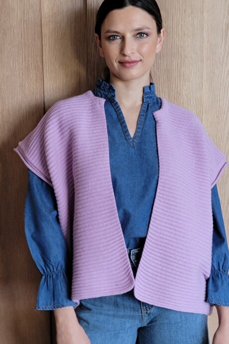 Chalecón Delfina Lambswool Lila