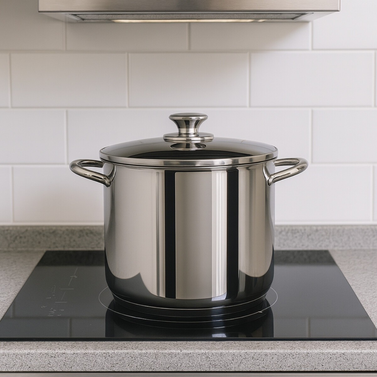 Olla inox 28cm 10 lts Vitrocor 