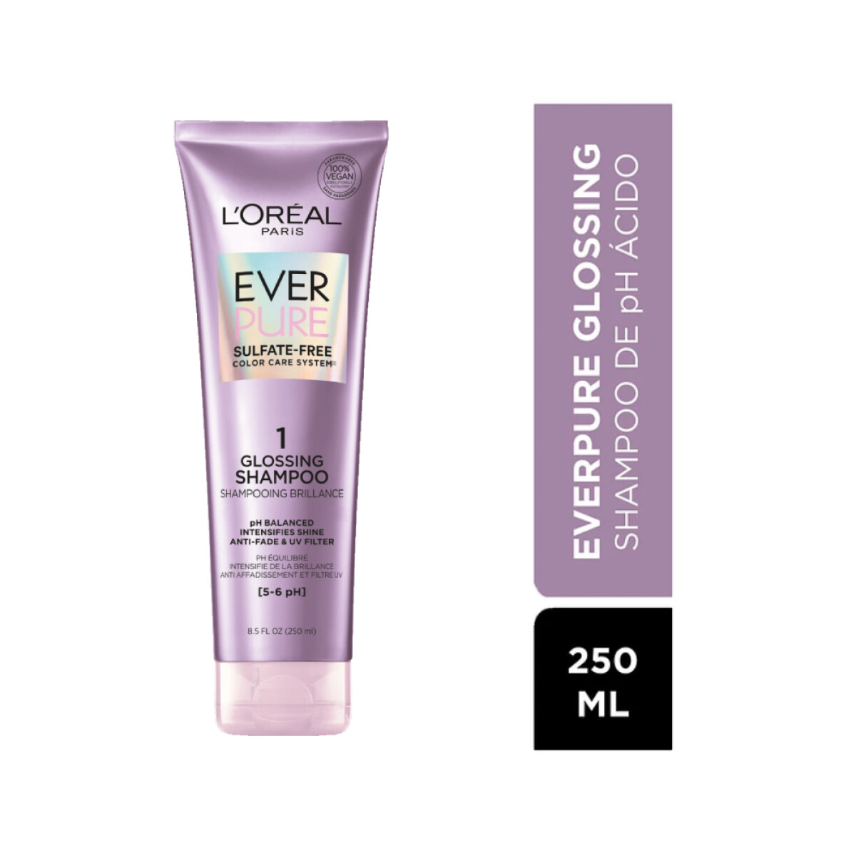 Shampoo L'Oréal Paris EverPure Glossing 250ml 