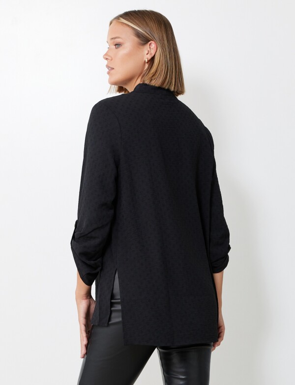 Blusa Escote V NEGRO