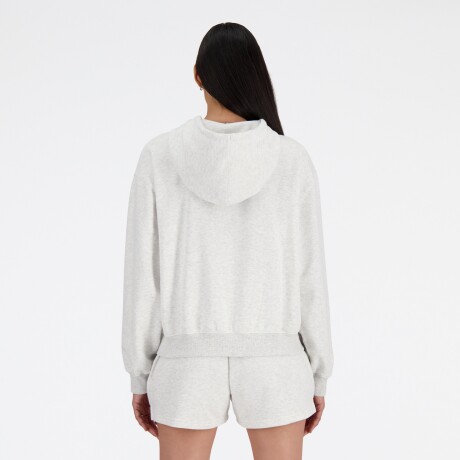 Campera New Balance de Dama - FULL ZIP HOODIE - WJ41501AHH GREY
