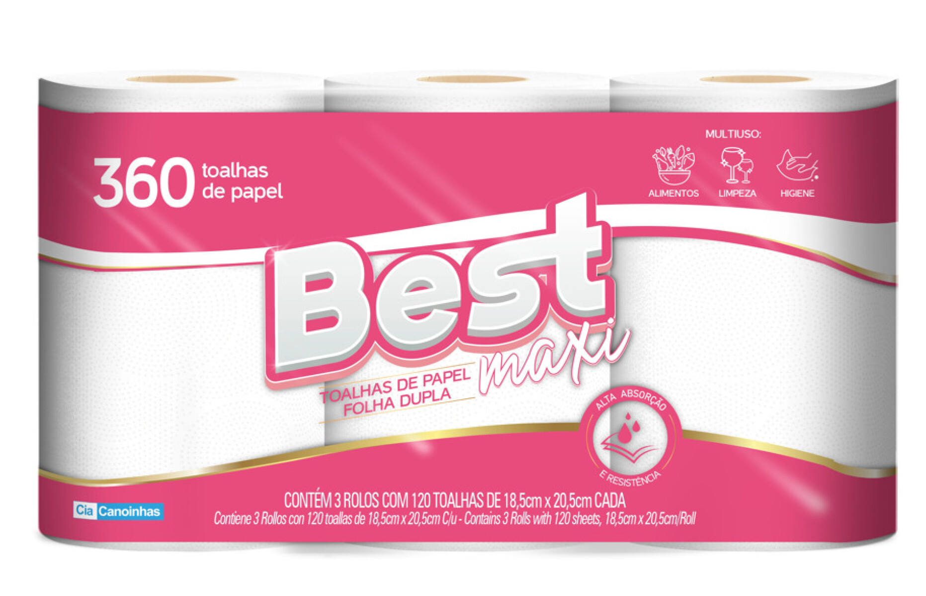 Toalla Best 360 hojas 