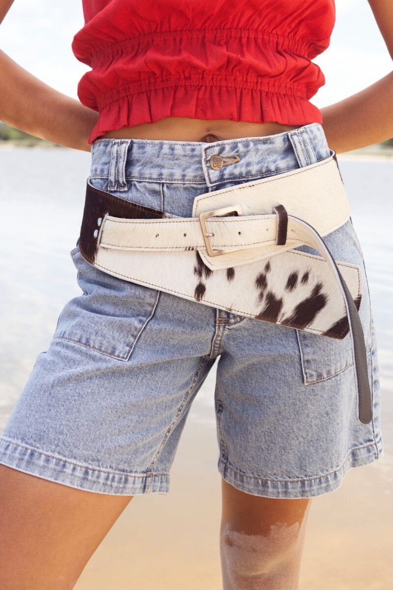 Cinto Faja Tzani Marron Y Blanco