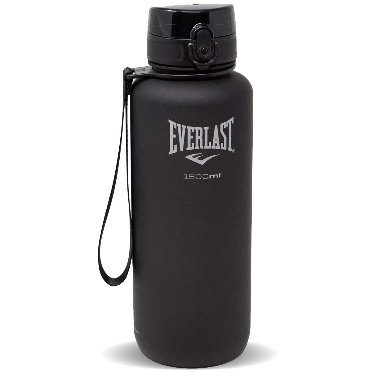 Botella Agua Deportiva Everlast Tritan 1.5lt Bpa Free - Negro 