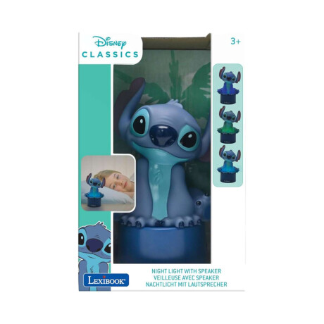Veladora 3D con Luz LED y Parlante Lexibook Stitch
