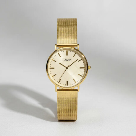 Reloj de Pulsera para Mujer Diseño Elegante Urbano Moderno Dorado