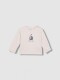 Sudadera Con Print Gris