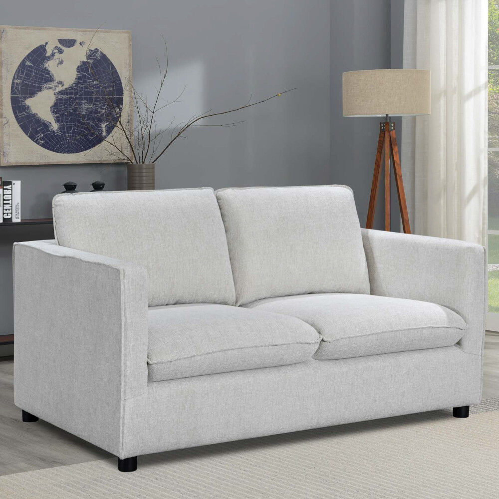 SOFÁ 2 CUERPOS TELA NATURAL-BEIGE AMSTERDAM BEIGE