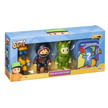 Pack X4 Figuras Stumble Guys SG3204 1 Sorpresa PACK-1