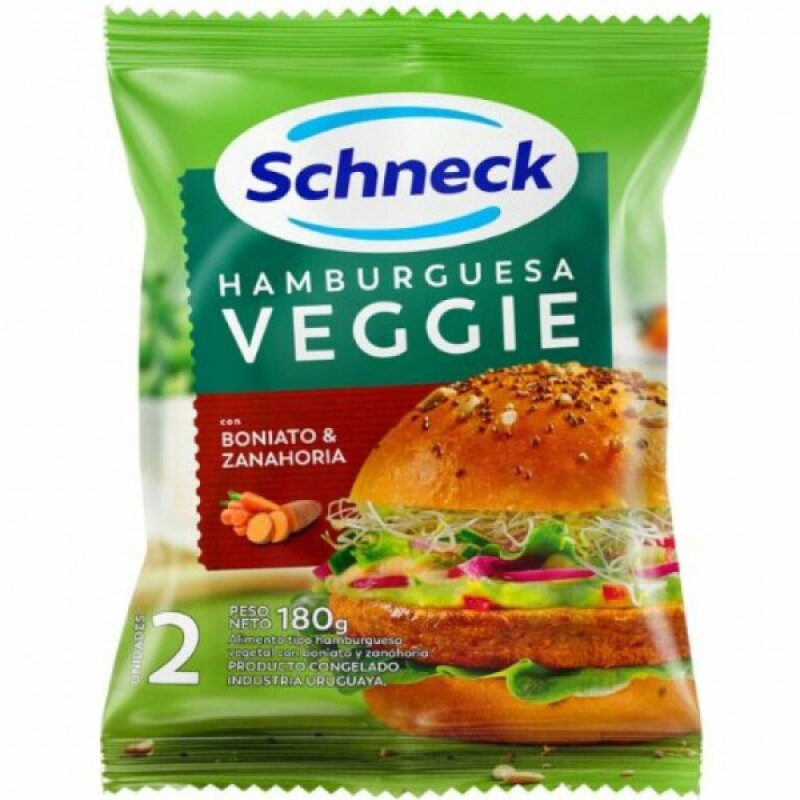 Hamburguesas Schneck Veggie de Boniato y Zanahoria - 2 uds. Hamburguesas Schneck Veggie de Boniato y Zanahoria - 2 uds.