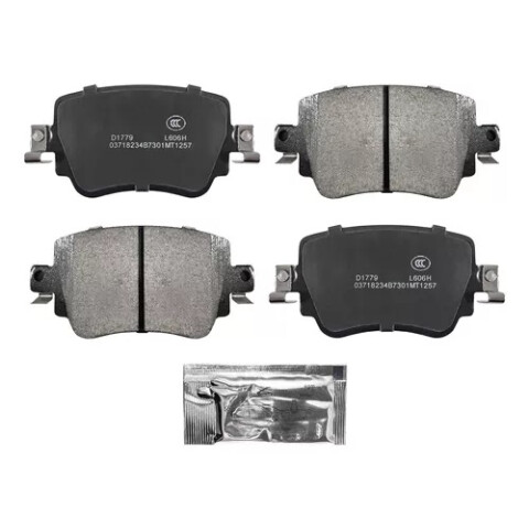 JUEGO DE PASTILLAS DE FRENO DELANTERAS GOLF 7 / TIGUAN 1.4 CERAMICAS Juego De Pastillas De Freno Delanteras Golf 7 / Tiguan 1.4 Ceramicas