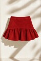FALDA ULA COURO Rojo