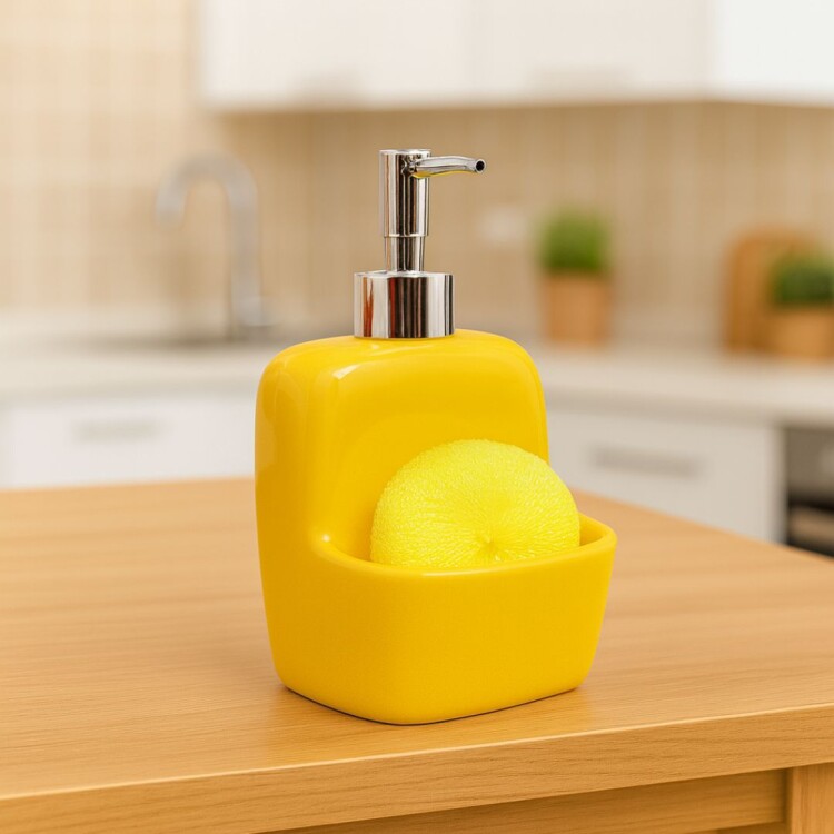 Dosificador Dispensador de Ceramica con Esponja Dosificador Dispensador de Ceramica con Esponja