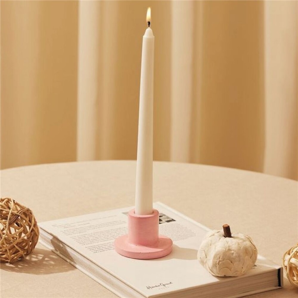 Set de 4 Velas 25 cm Blancas SET 4 VELAS 25CM BLANCO