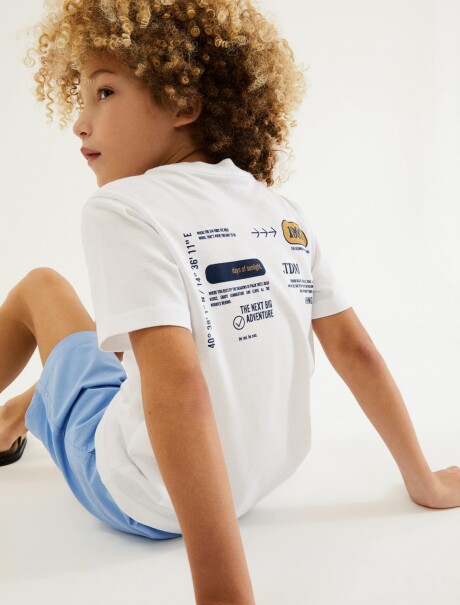 CAMISETA PARA NIÑO BLANCO