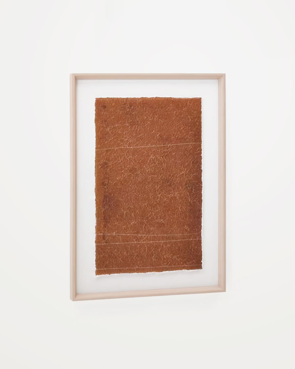 Cuadro Durkan de papel reciclado - marrón 50 x 70 cm 