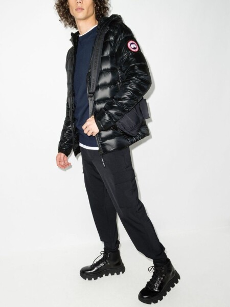 Canada Goose -Campera con capucha rellena de plumas, Coftron Negro