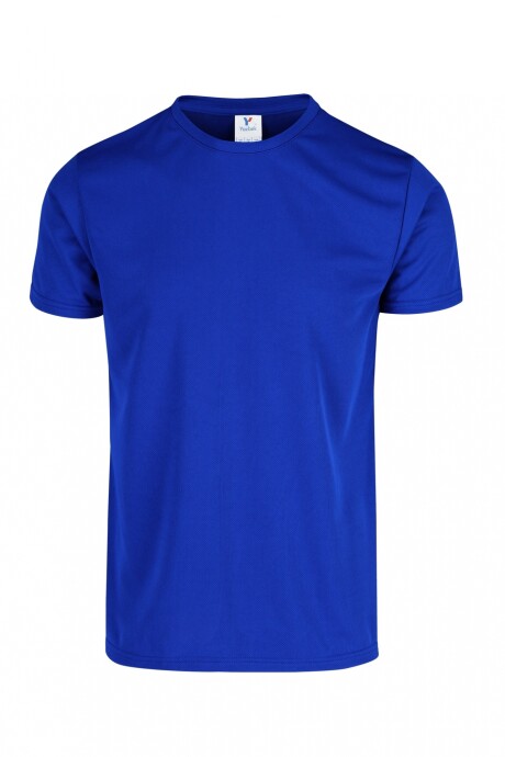 Camiseta a la base dry fit Azul royal