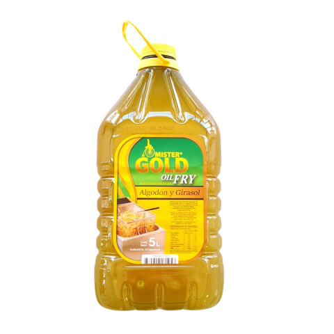 ACEITE DE ALGODON Y GIRASOL MISTER GOLD - 5 Lts Aceite De Algodon Y Girasol Mister Gold - 5 Lts
