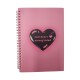 Cuaderno espiral B&P rosa