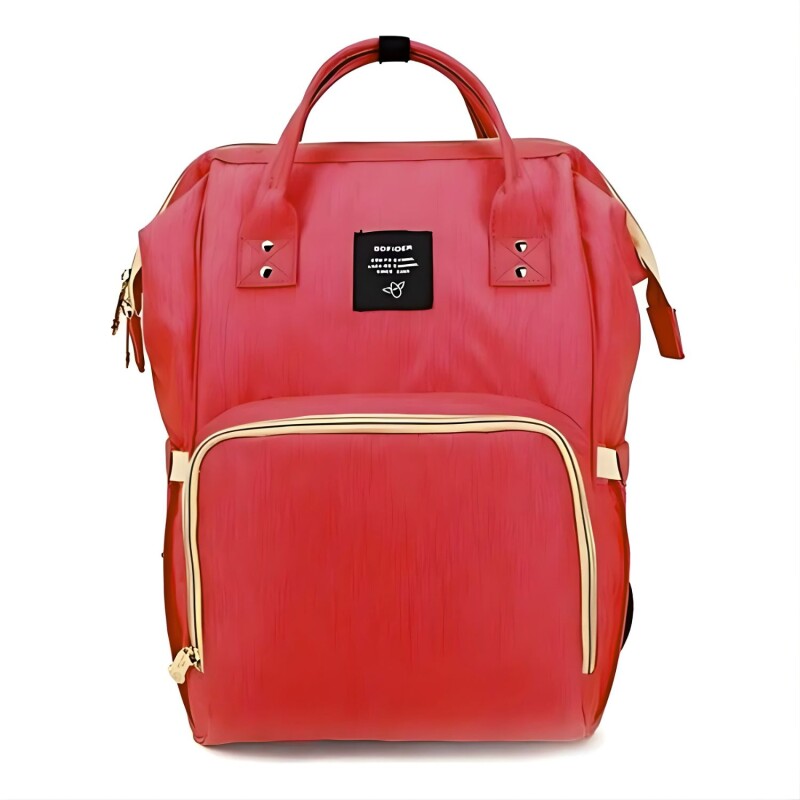 Bolso Mochila maternal Fashion Rojo