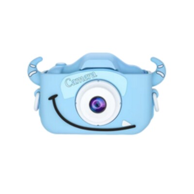 Cámara de fotos digital infantil con funda celeste Cámara de fotos digital infantil con funda celeste
