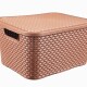 Set x5 Caja ratán 7 lts MARRON