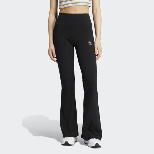 Calza Adidas Essentials Rib Flared Negro