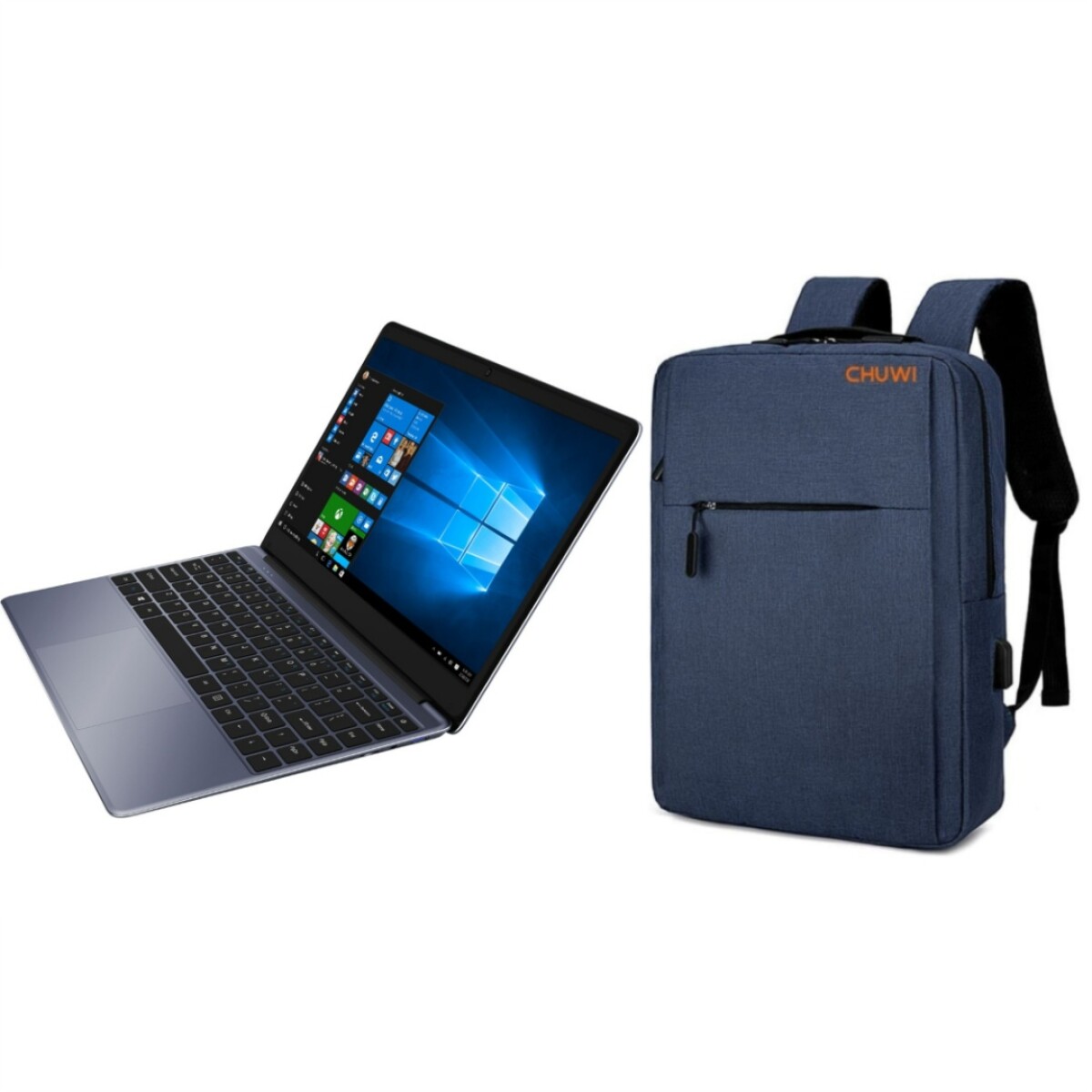 Notebook Chuwi Dualcore + Mochila Azul 