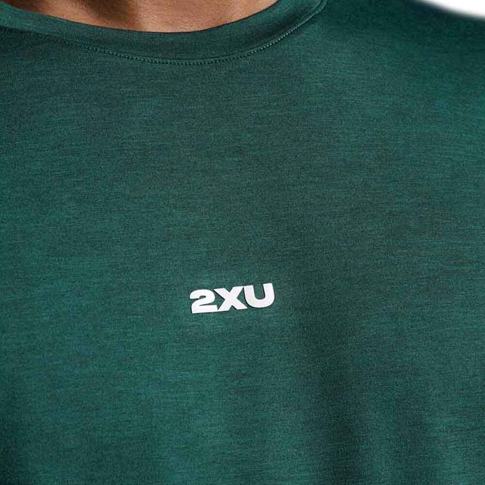 Polo Training Motion Soft Jersey Tee Hombre Dark Moss/white
